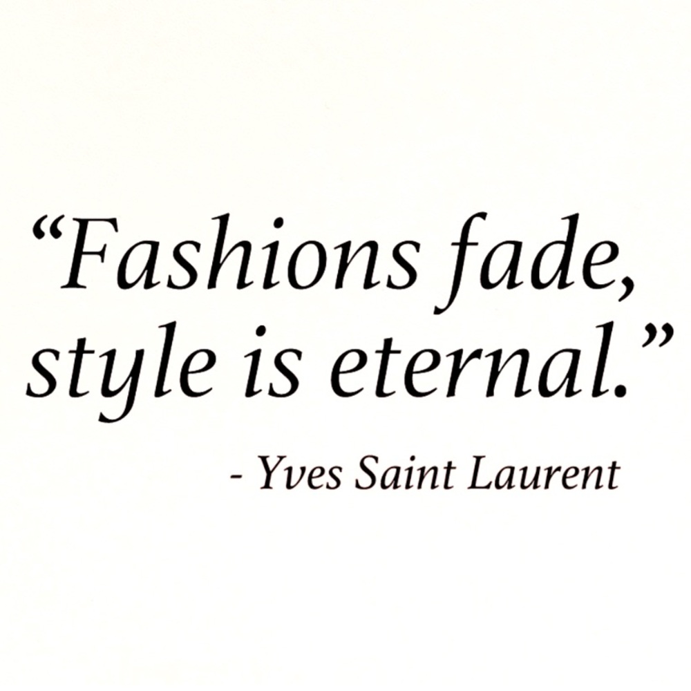 Style is eternal…